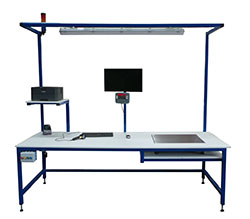 lean bespoke packing workbench