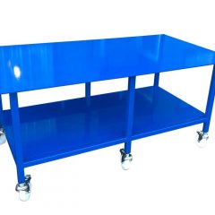 Steel mobile workbench