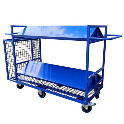 Angled Shelf Trolley