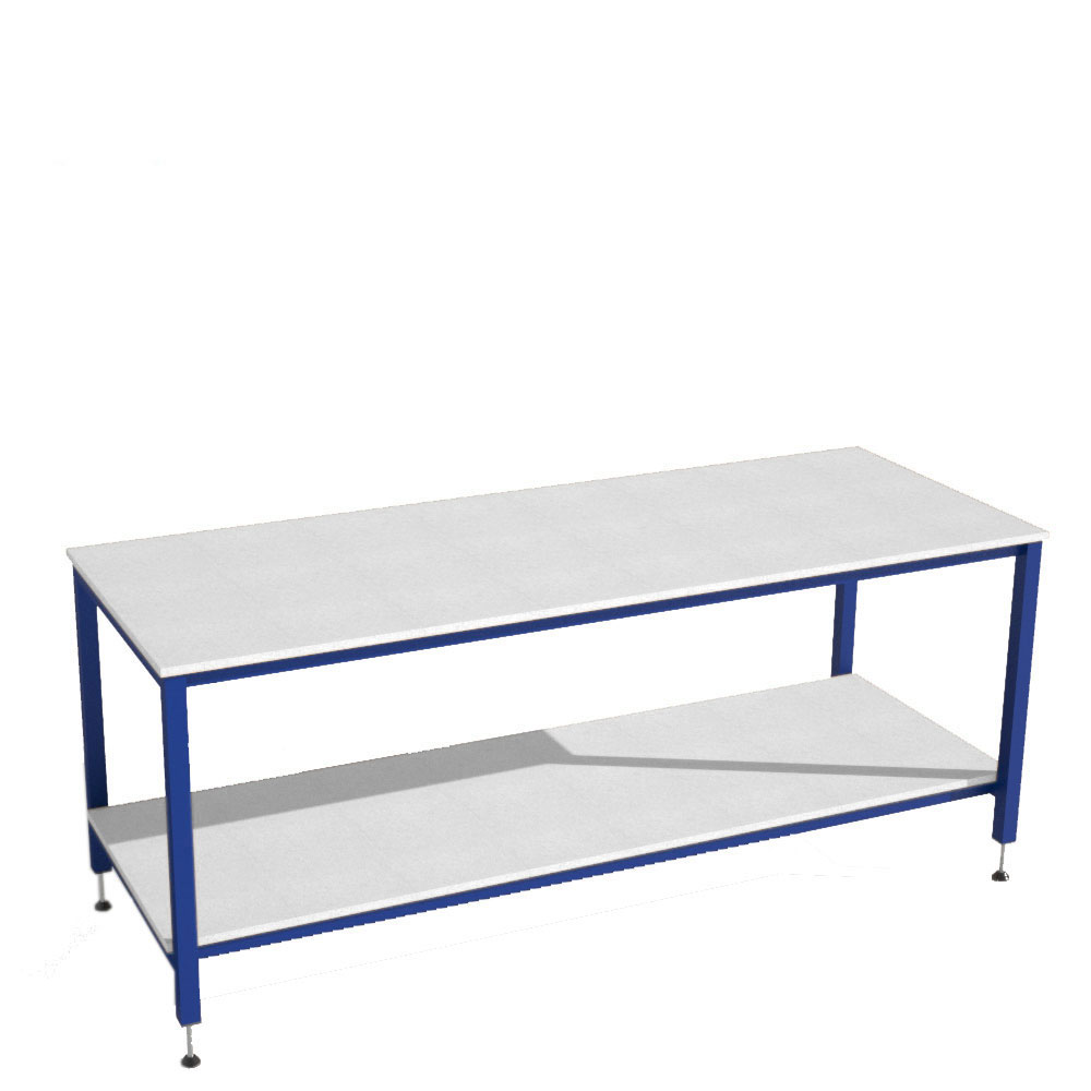 Packing Table with Lower Shelf
