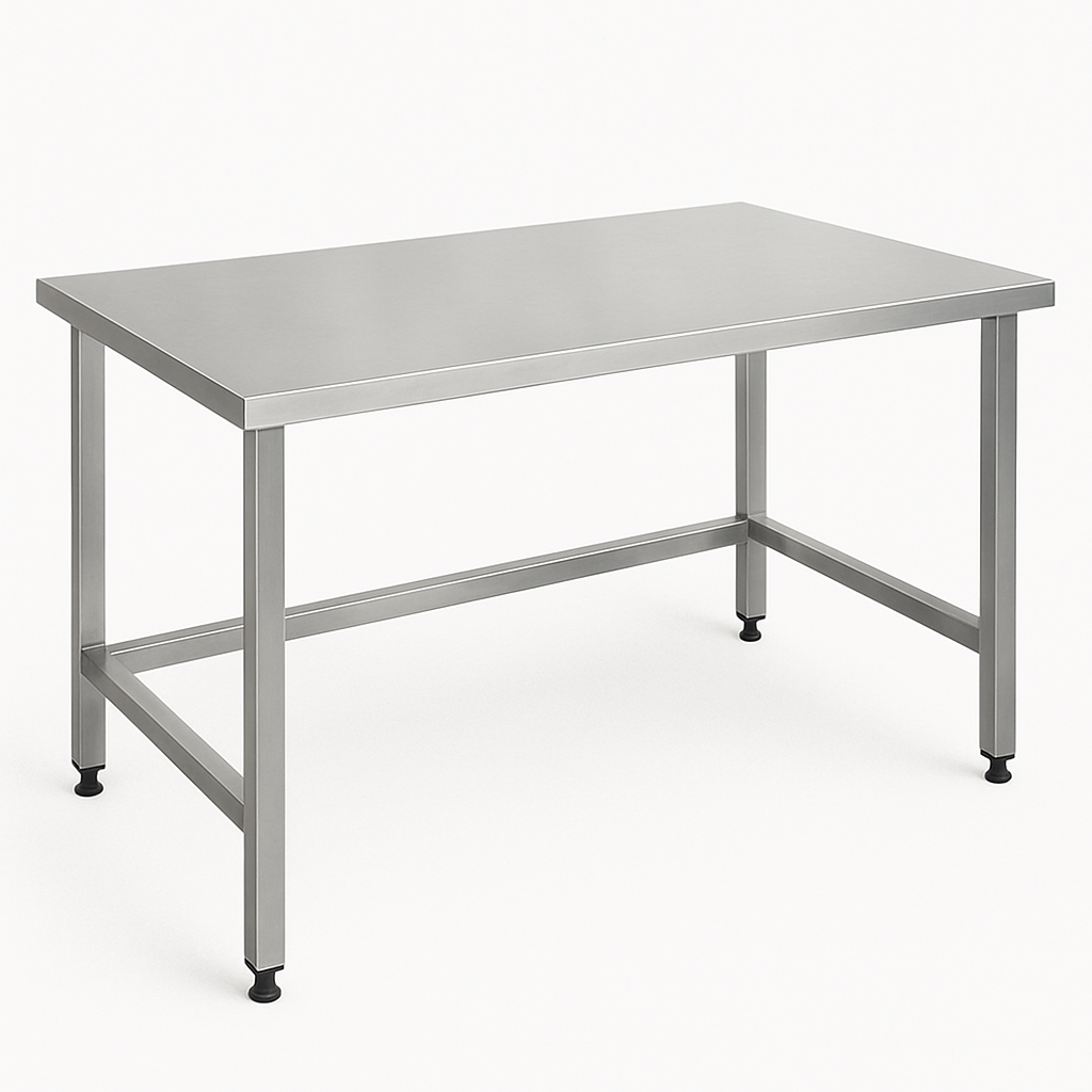 Rectangular Stainless Steel Workbench